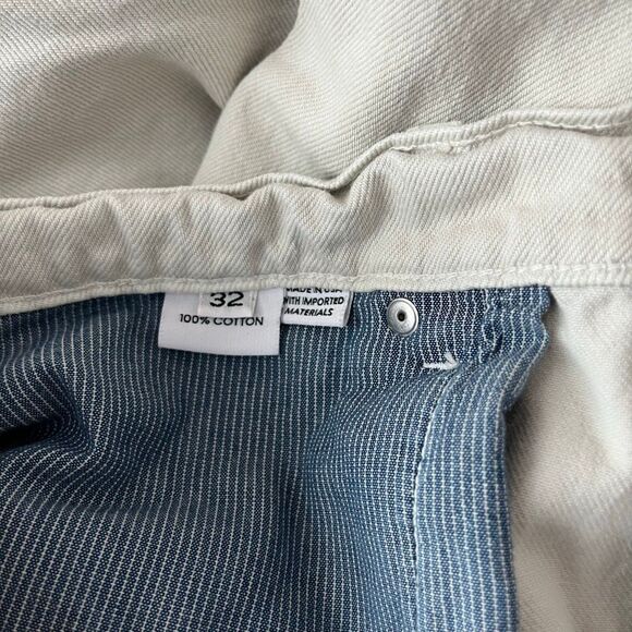 Esby Apparel Beige Harris 5-Pocket Casual Cotton Chino Pants Men's Size 32 - Picture 6 of 6